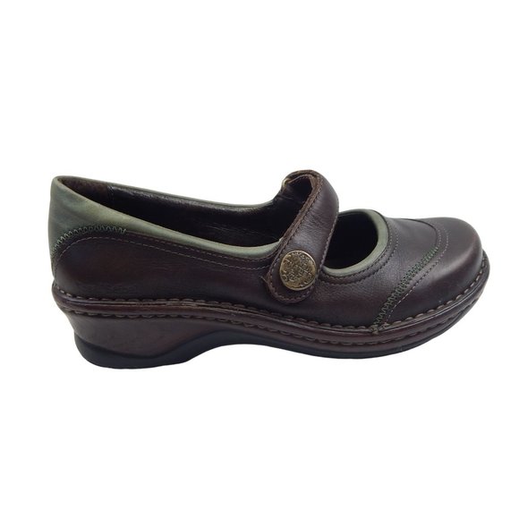 Josef Seibel Womens Brown Mary Jane Clogs Shoe Size 41 - Picture 1 of 12